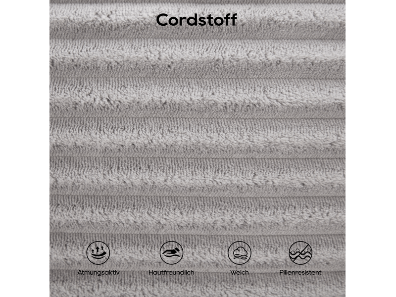  Canapé convertible 2 places 132x85x62 cm 2-en-1 gris clair  - Conforama D