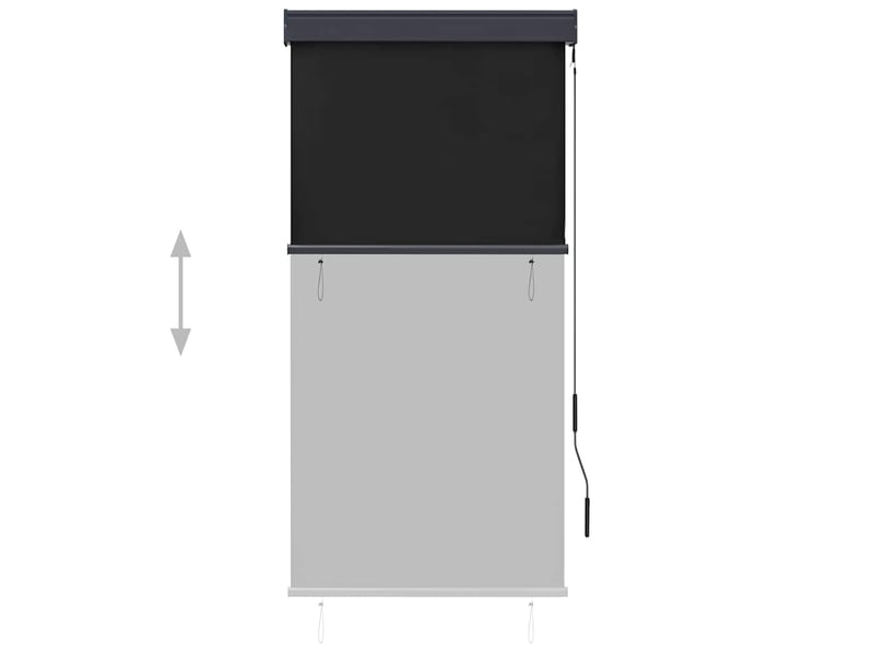  Store enrouleur, store roulant d'extérieur 80 x 250 cm anthracite cf47416  - Conforama C
