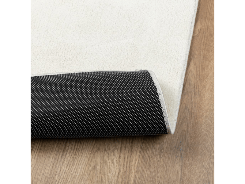  Tapis à poils courts crème 120x120 cm - comfortxl 375511 - Conforama E