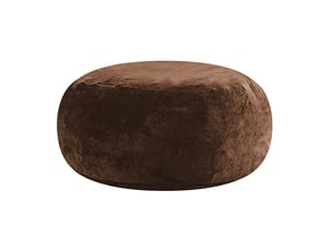 Pouf / repose pied VIVRYN  marron