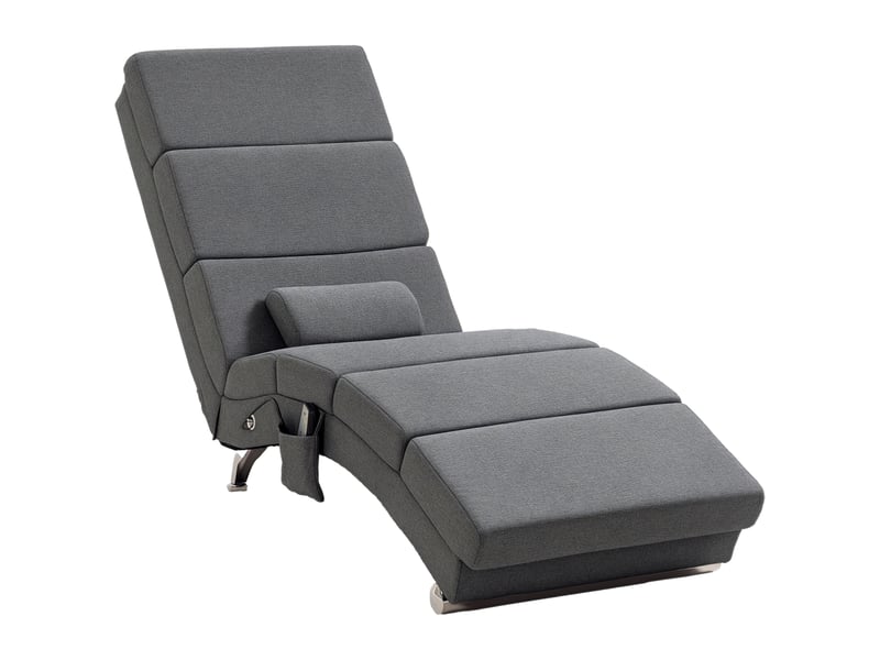  Fauteuil de massage et chauffage, fauteuil de relaxation, 56x168x84cm, gris  - Conforama B