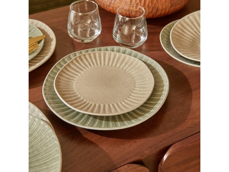  Lot de 4 ass plate nyero vert d27 NYERO - Conforama C
