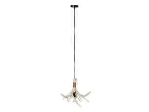 Lampe suspension ramure lior 50cm beige