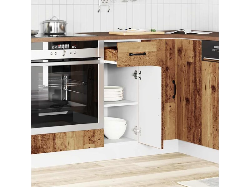  Meuble de rangement, armoire de cuisine porto vieux bois bois d'ingénierie shl4564  - Conforama C