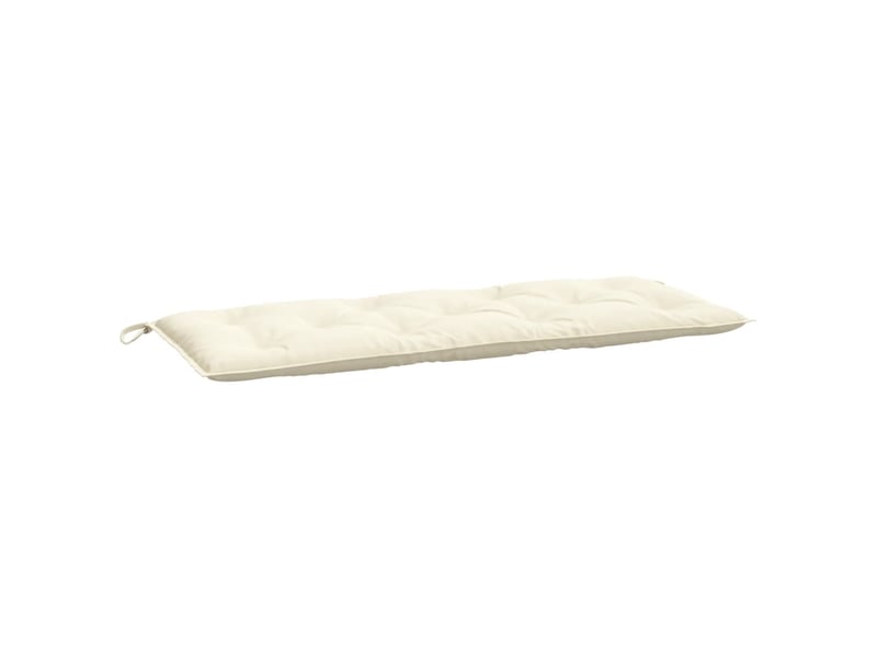  Coussin de banc de jardin, coussin d'assise crème 120x50x7 cm tissu oxford cf52713  - Conforama A