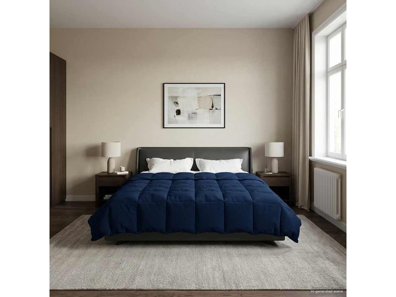  Duvet d'hiver - couette 220 x 260 cm hiver - couette microfibre (100% polyester)  - Conforama B