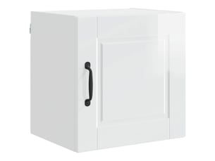 Meuble mural de cuisine, armoire de cuisine blanc brillant 40x31x40cm shl6550