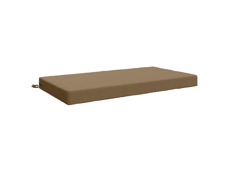  Coussin d'assise, coussin pour chaisecanapé soest 100 % polyester taupe 120 x 80 x 10 cm cf51496  - Conforama A