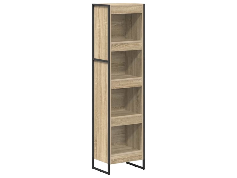 Bibliothèque, armoire à livres 40 x 30 x 155 cm bois d'ingénierie sonoma - Conforama A