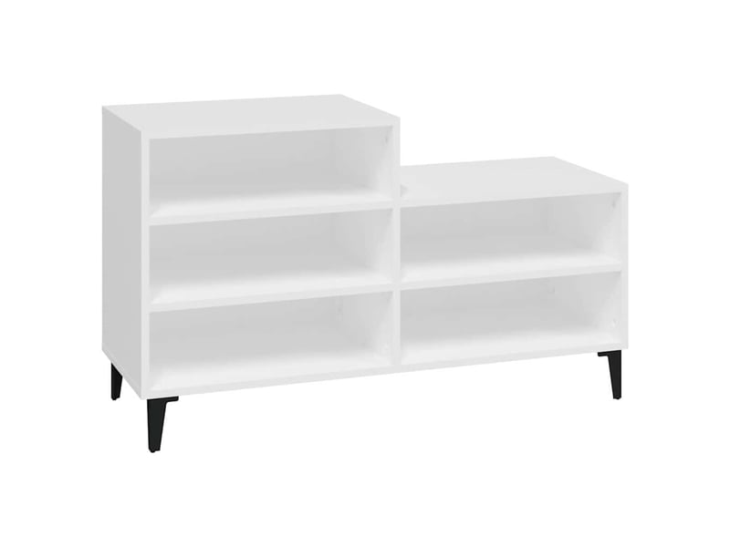  Meuble à chaussure | armoire à chaussures blanc 102x36x60 cm bois d'ingénierie shl5366  - Conforama A