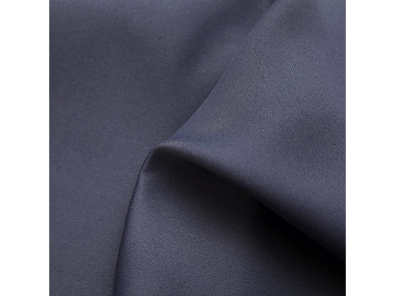  Lot de 2 rideaux occultants, rideaux black-out avec anneaux métal anthracite 140x225cm cf44858  - Conforama D