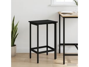 Tabouret de bar, chaise de bar chêne noir 40x32x64 cm bois d'ingénierie shl32867