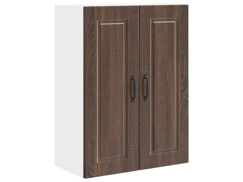 Meuble mural de cuisine, armoire de cuisine chêne brun 60x31x80cm bois d'ingénierie - Conforama A
