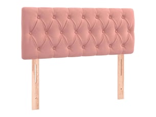 Tete de lit A poser largeur 100 cm   rose