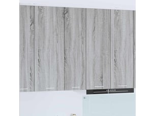 Meuble de rangement, armoire suspendue gris sonoma 30x31x100cm