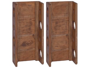 Etagère 24 cm coloris marron <strong></strong> <strong></strong>