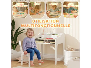 Bureau enfant    coloris naturel