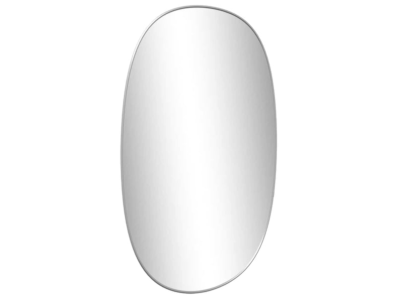  Miroir mural argenté 70x45 cm cf62807  - Conforama D