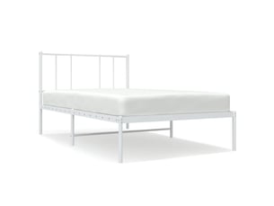 Lit simple 90x200 cm    coloris blanc