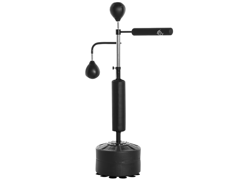  Sac de frappe autoportant 4 en 1, hauteur 160-230 cm, 2 balles de vitesse, barre réflexe 360°, boxe mma adulteadolescent  - Conforama B