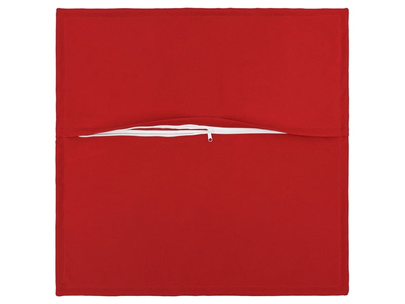  Lot de 2 coussins avec oreiller, coussins décoratifs houten rouge lin synthétique cf51216  - Conforama C