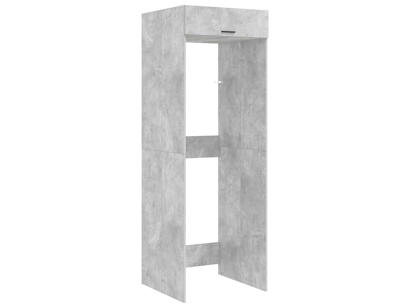  Armoire pour machine à laver béton 67,5x68x200 cm  - Conforama A