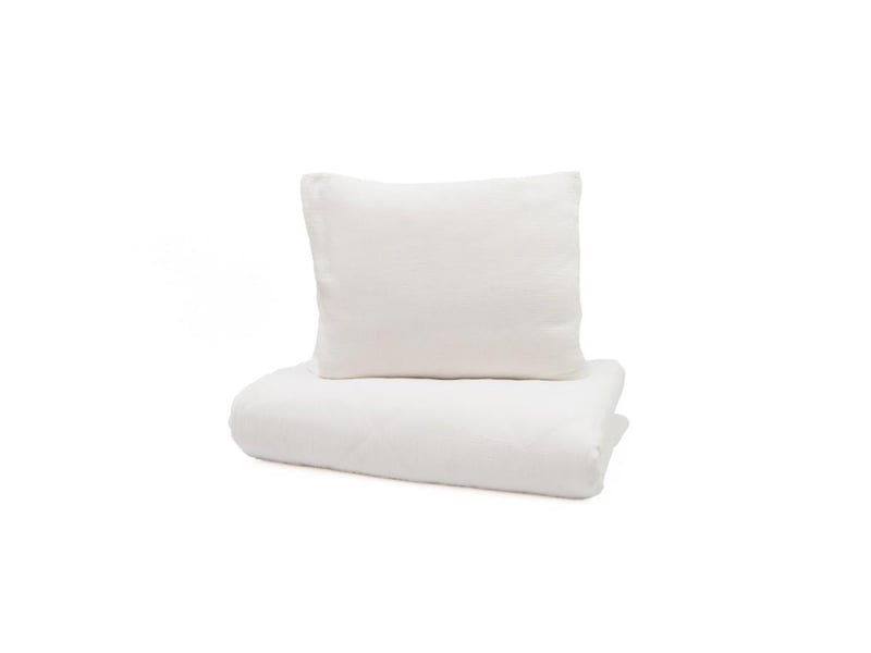  Yappymuslin - parure de lit 150x200 cm et 50x60 cm - blanc 4754010388509 - Conforama B