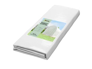 Film de serre 4 x 2 m, film de jardin imperméable avec porte, 8 fenêtres, protection uv, polyéthylène indéchirable, film blanc uniquement