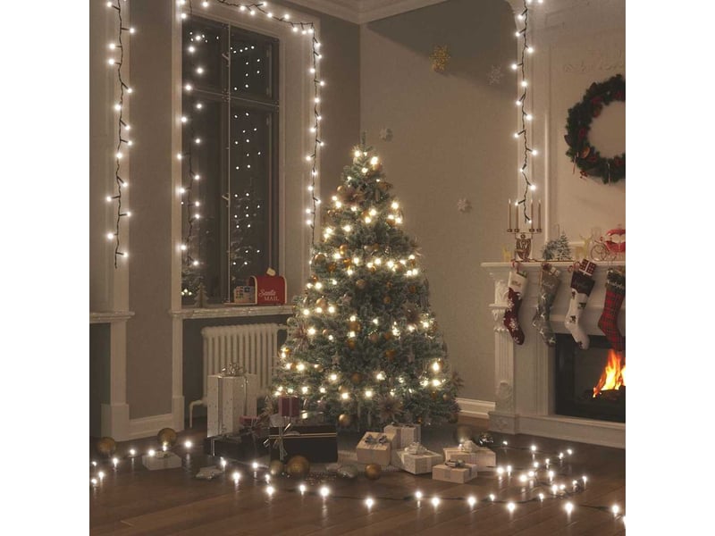  Guirlande led, éclairage de noël avec 300 led blanc froid 30 m pvc cf62364  - Conforama B