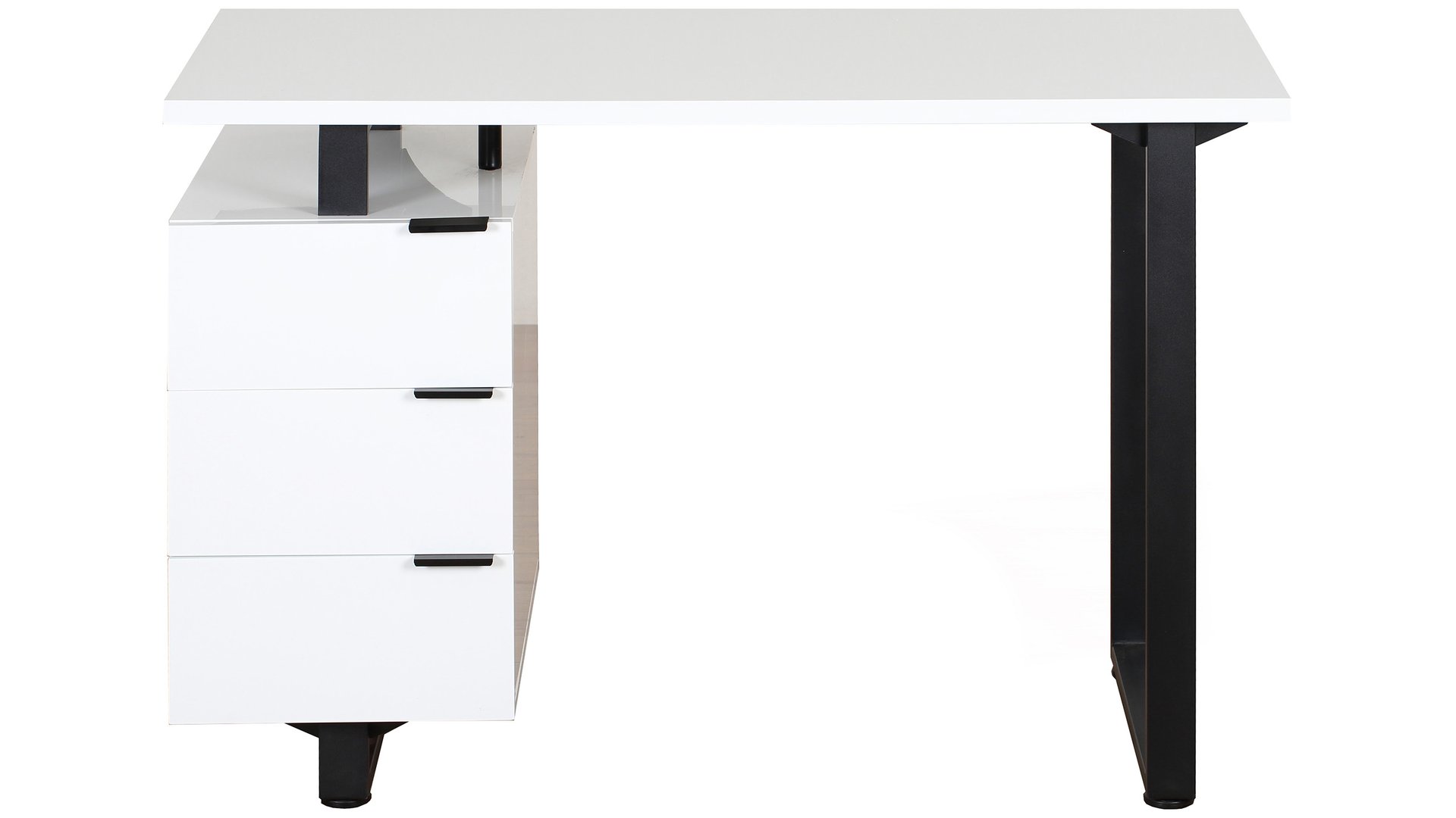 Bureau 115 cm GLOWY blanc 75 Conforama