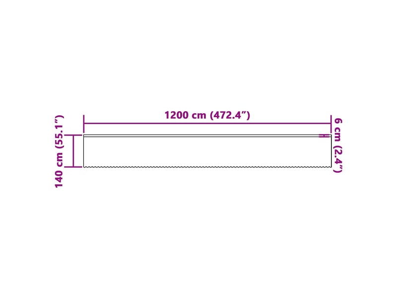  Rideau en dentelle, rideau ajouré, voilage blanc 1200 x 140 cm polyester cf43661  - Conforama E