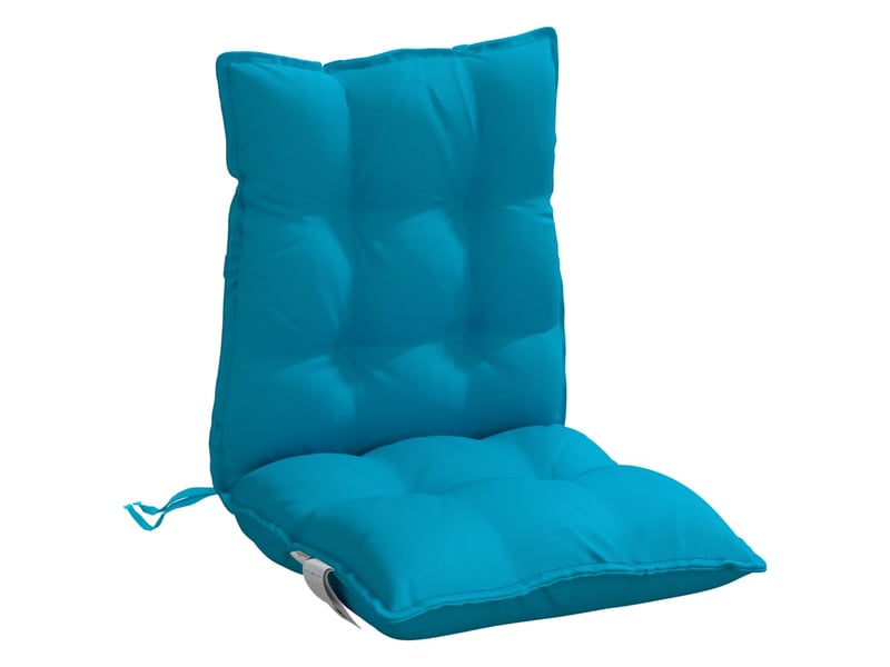  Lot de 4 coussins d'extérieur, coussins de chaise bleu 100 x 50 x 7 cm cf56408  - Conforama E