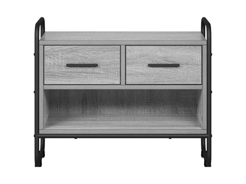  Meuble tv, banc tv 60x30x50 cm sonoma gris bois d'ingénierie  - Conforama D