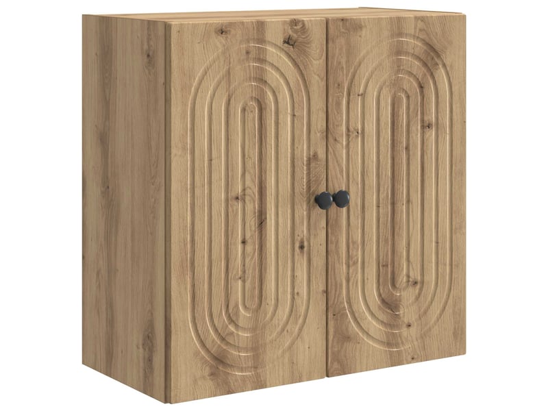  Armoire murale salon, meuble de rangement 59 x 31 x 60 cm bois d'ingénierie shl4706  - Conforama A