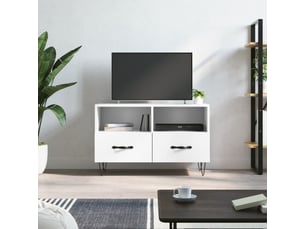 Meuble tv coloris blanc 80 cm <strong></strong>  <strong></strong>