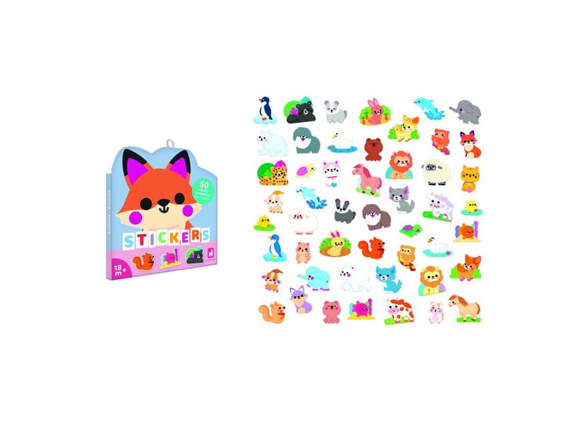  50 grandes gommettes animaux J09230 - Conforama A
