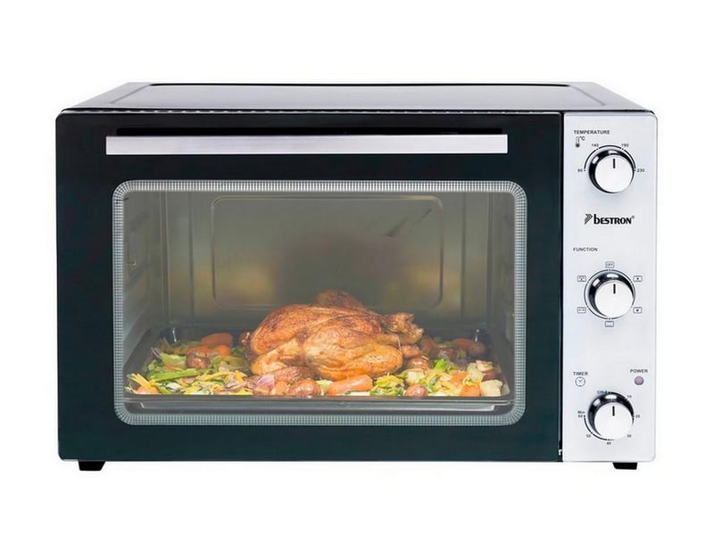  Bestron - four grill 45l 1800w noirinox  aov45 - AOV45 - Conforama E