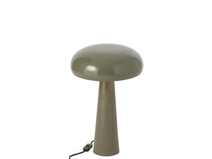 Lampe à poser en métal mirko 43cm vert olive