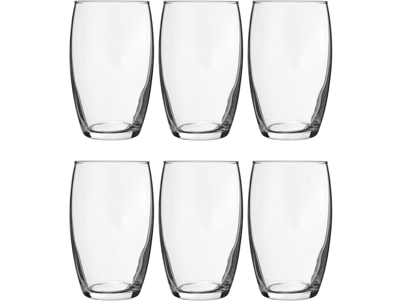 Lot de 6 verres gobelets 350 ml – 12,2x6,5 cm  - Conforama A