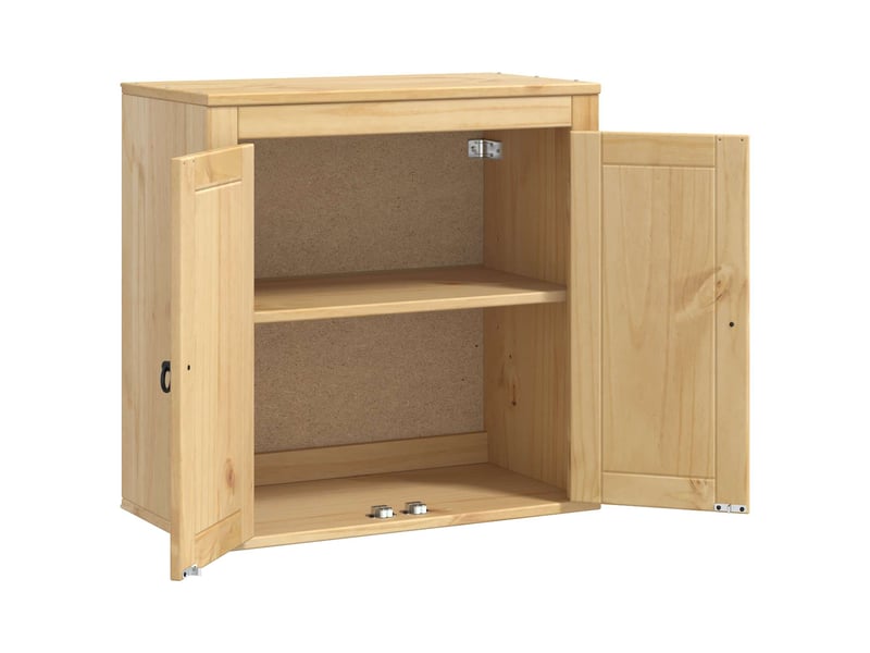  Meuble de cuisine - armoire ski brun miel 60 x 32 x 60 cm pin massif  - Conforama E