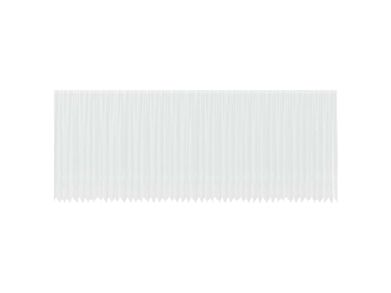 Rideau en dentelle, rideau ajouré, voilage blanc 260 x 1200 cm polyester cf43762 - Conforama A