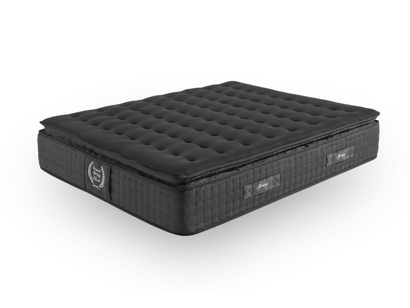  Matelas ressorts ensachés grand spring black 30 cm - 80x200 cm - fermeté élevée- moonia  - Conforama A