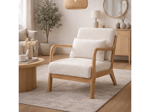 Fauteuil lounge – assise profonde – accoudoirs confort