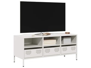 Meuble tv coloris blanc 101.5 cm <strong></strong>  <strong></strong>