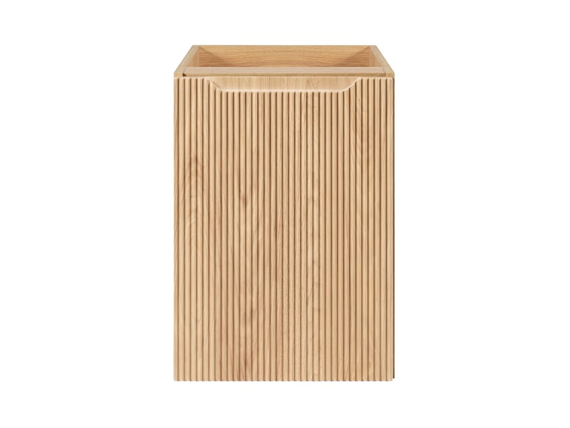 Ensemble salle de bain avec étagère novo l.120 cm effet chêne hikora - Conforama W