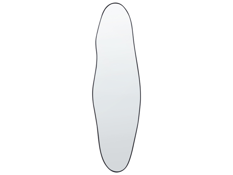 Miroir salins 47 cm 160 cm métal noir  - Conforama A