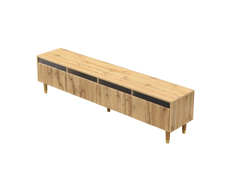  Ensemble salon meuble tv et table basse bois mdf  - Conforama W