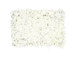 10 pcs fleur panneau mural fleurs artificielles décoration murale 24 x 16 panneaux décoratifs hortensia fleur mur pour home party mariage noël festival photo backgdrop décor blanc