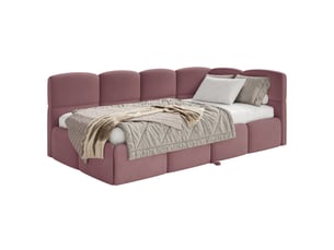 Lit 2 places 170x190 cm SELSEY Cloudy coloris rose