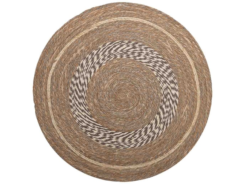  Brown natural fibre rug, d102x1h cm  - Conforama B